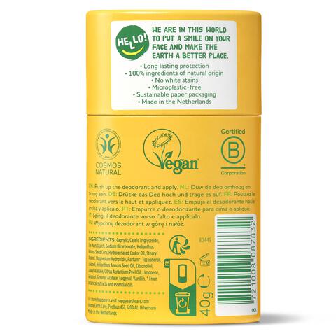 Happy Earth 100% Natuurlijk Jasmine Ho Wood Deodorant Stick 40 gram