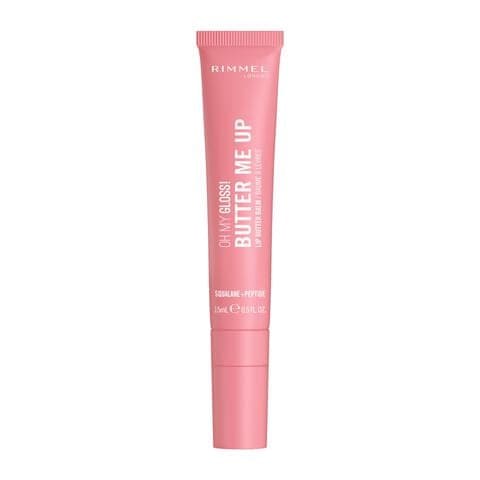 Rimmel Oh My Gloss Butter Me Up Lip Butter - Roze - 002 Bubble Gum