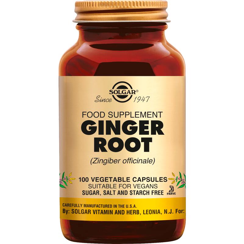 Solgar Ginger Root Extract 100 Capsules