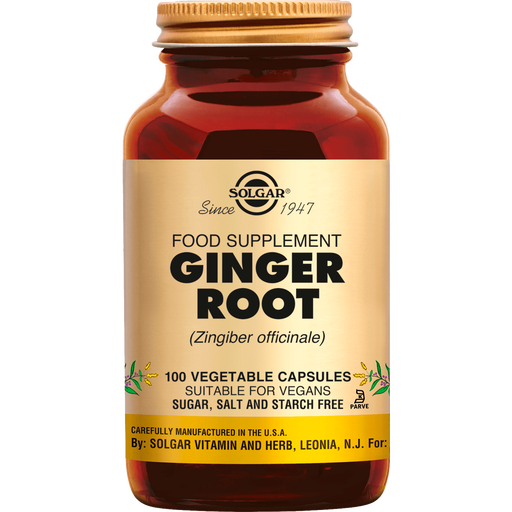 Solgar Ginger Root Extract 100 Capsules