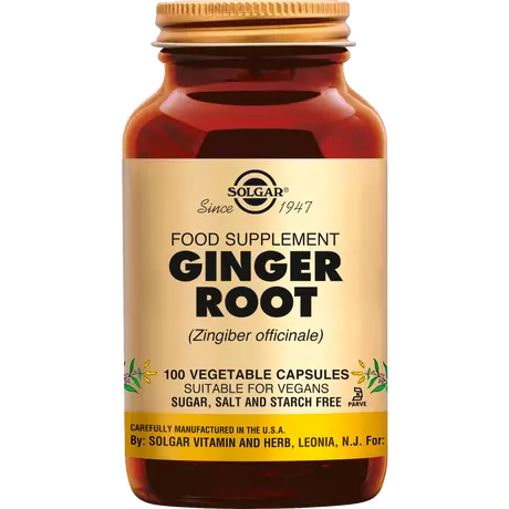 Solgar Ginger Root Extract 100 Capsules