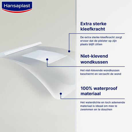 Hansaplast Aqua Protect XL Eilandpleister 5 stuks
