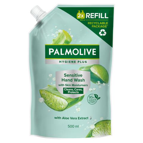 Palmolive Hygiëne+ Sensitive Antibacteriële Handzeep Navulzak 500 ML