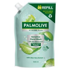 Palmolive Hygiëne+ Sensitive Antibacteriële Handzeep Navulzak 500 ML