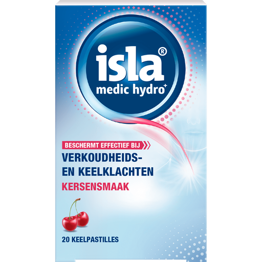 isla medic hydro Kersensmaak Keelpastilles 20 stuks