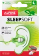 Alpine SleepSoft Herbruikbare Slaap Oordoppen 1 paar