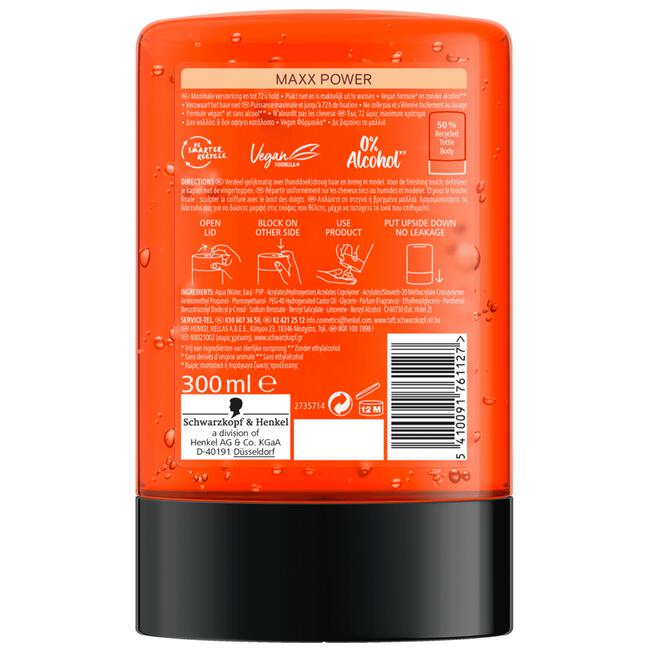 Taft Styling Gel Maxx Power Gel 300 ML