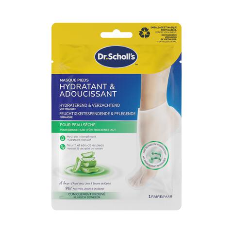Dr.Scholl's Hydraterend & Verzachtend Voetmasker Aloe Vera 1 paar