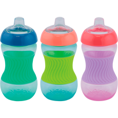 Nuby mini Easy Grip Drinkbeker Siliconen Huls Assorti 180 ML