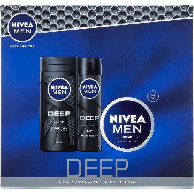 Nivea Men Deep Clean Geschenkverpakking 1 EA Etos