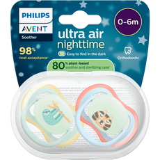 Philips Avent Fopspeen Ultra Air Night  0-6M Double Pack - SCF376/24