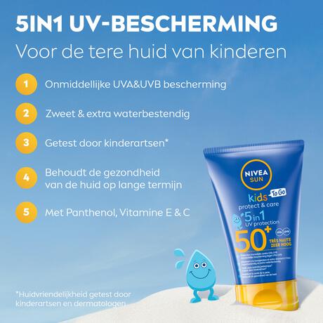NIVEA SUN Kids Pocket Size Zonnebrand SPF 50+ 50 ML