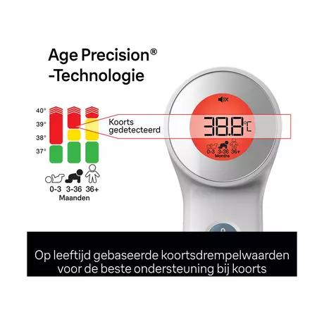 Braun Contactloos + Voorhoofdthermometer Age Precision BNT400