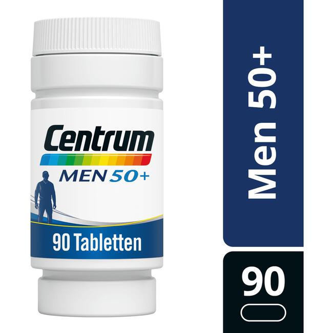 Centrum Men 50+ Multivitaminen Tabletten 90 stuks