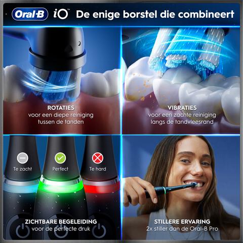 Oral-B iO 10 Zwart Elektrische Tandenborstel 
