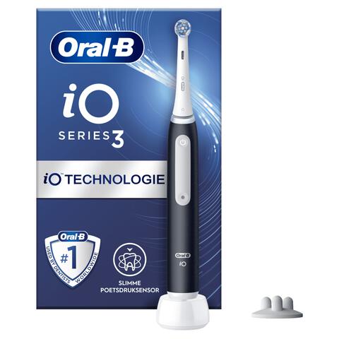 Oral-B iO 3S Zwart Elektrische Tandenborstel