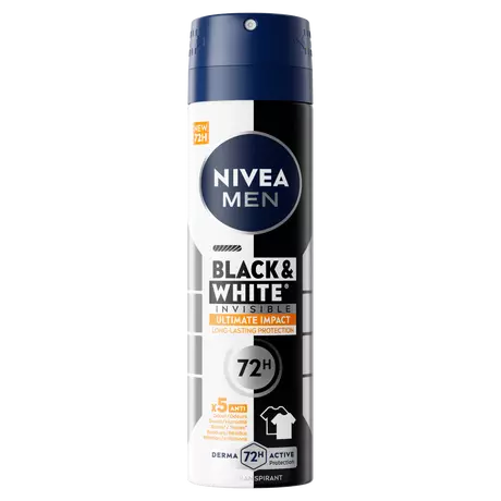 NIVEA MEN Black & White Ultimate Impact Deodorant Spray 150 ML