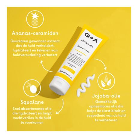 Q+A Ceramide Shower Cream 250 ML