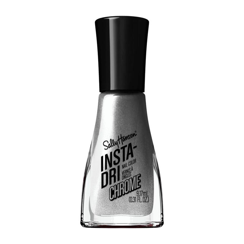 Sally Hansen Insta-Dri Chrome Nagellak Zilver 126 Steel the Show