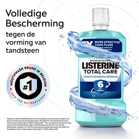 Listerine® Total Care Bescherming Tegen Tandsteen Mondwater 500 ML