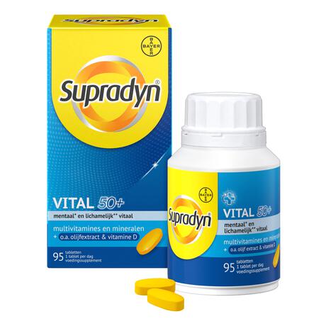 Supradyn Vital 50+ multivitamines voor vijftigplussers  95 tabletten