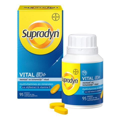 Supradyn Vital 50+ multivitamines voor vijftigplussers  95 tabletten