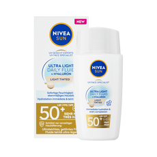 NIVEA SUN UV Face Specialist Ultra Light Daily Fluid Light Tinted SPF50+ 40 ML