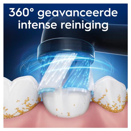 Oral-B iO Ultimate Clean Opzetborstels Zwart 8 Stuks