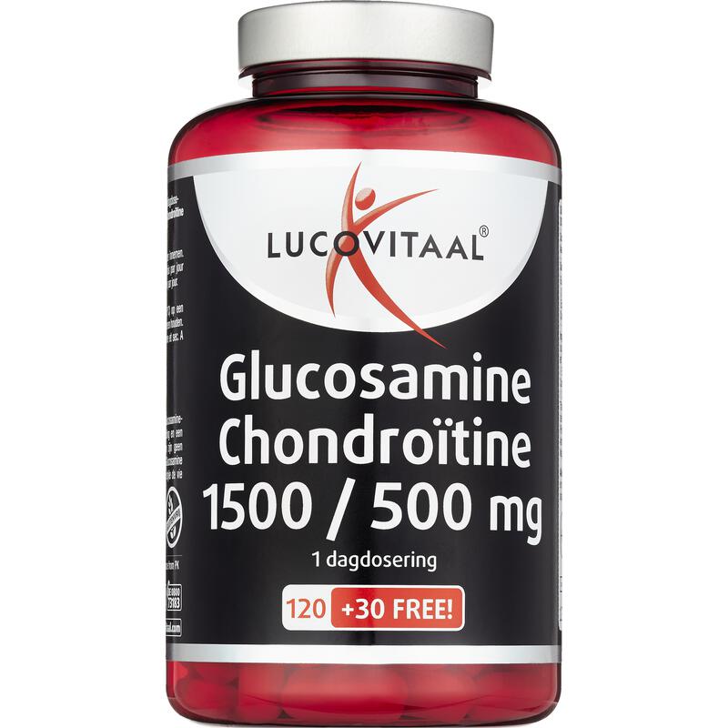 Lucovitaal Glucosamine Chondroïtine 1500/500 mg Tabletten 150 stuks