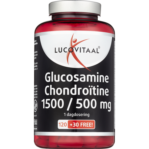 Lucovitaal Glucosamine Chondroïtine 1500/500 mg Tabletten 150 stuks