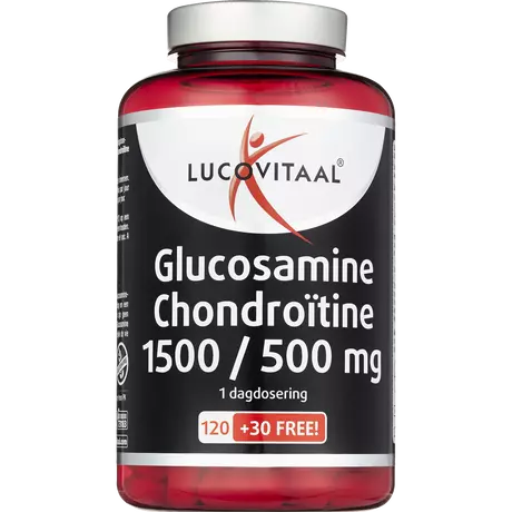 Lucovitaal Glucosamine Chondroïtine 1500/500 mg Tabletten 150 stuks