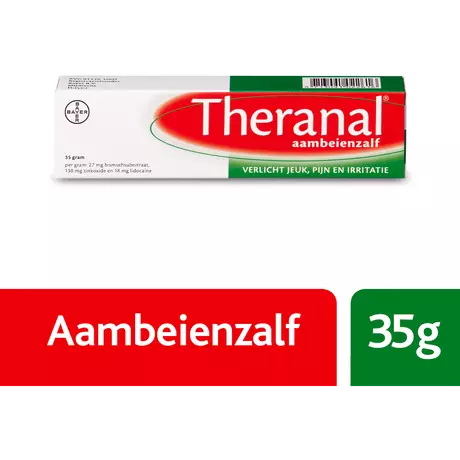 Theranal Aambeienzalf Bij Jeuk En Aambeien 35 gram