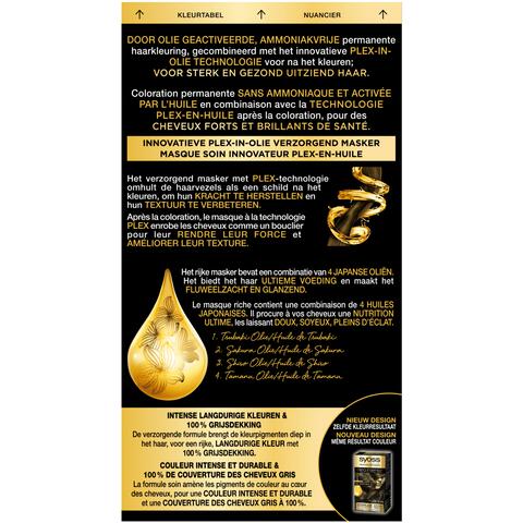 Syoss Oleo Intense Permanente Haarkleuring 5-54 Licht Asbruin