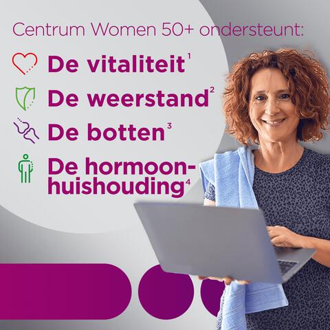 Centrum Women 50+ Multivitaminen Tabletten 90 stuks