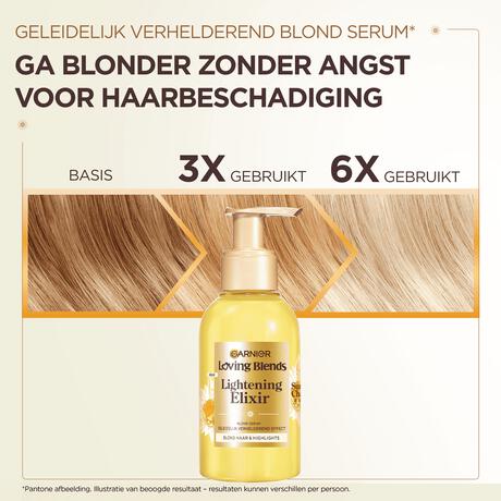 Garnier Loving Blends Sun-Kissed Chamomile & Bloemenhoning Lightening Elixir 120 ML