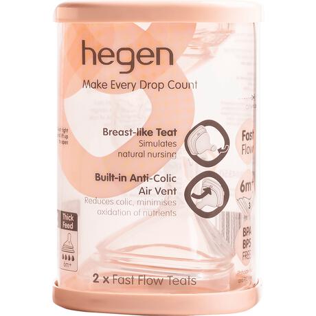 Hegen Fast Flow Speen 6m+ 2-pack