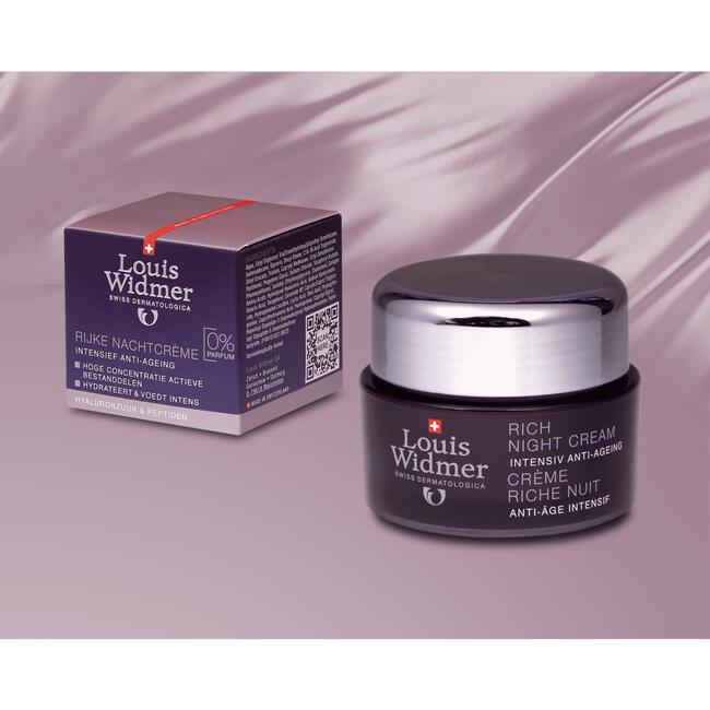 Louis Widmer Rijke Nachtcrème Zonder Parfum 50 ML