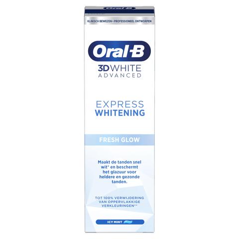 Oral-B 3D White Advanced Express Whitening Fresh Glow Tandpasta - 75ML