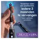 Oral-B iO Radiant White Opzetborstels Zwart 4 Stuks