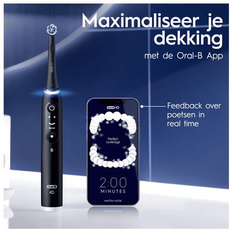 Oral-B iO 6N Zwart Elektrische Tandenborstel