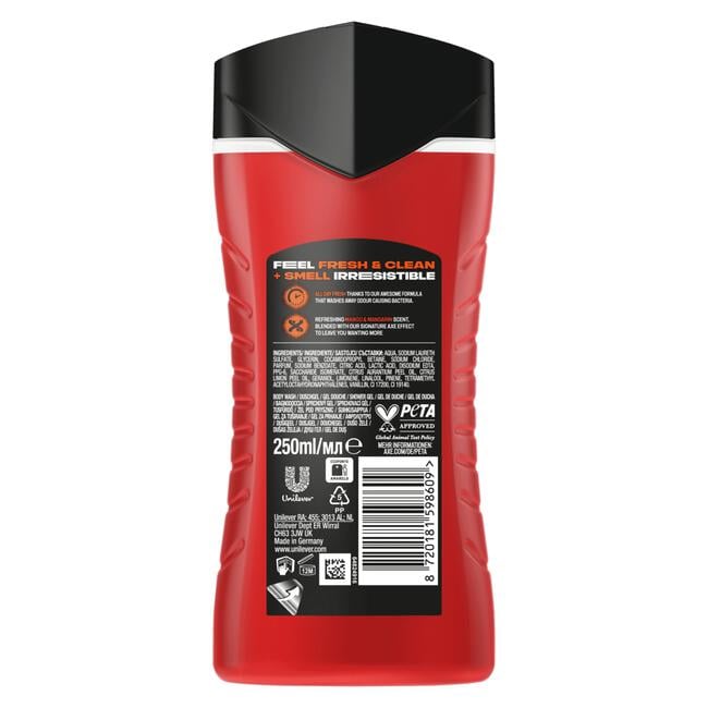 AXE Sunset Fresh Showergel 250 ML