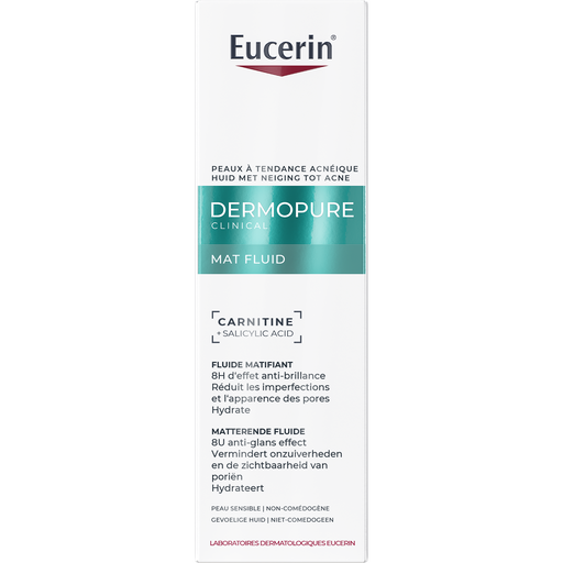 Eucerin DERMOPURE CLINICAL Mat Fluid Gevoelige Huid 40 ML