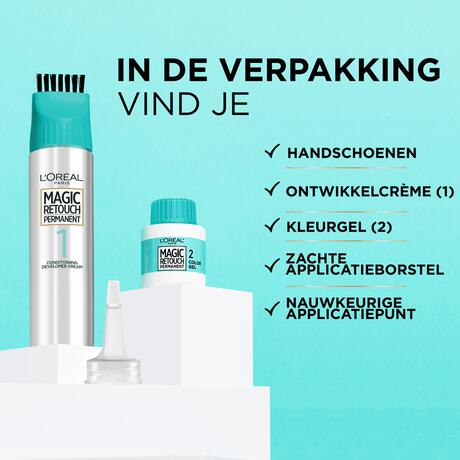 L'Oréal Paris Magic Retouch Permanente Haarverf 4 Middenbruin