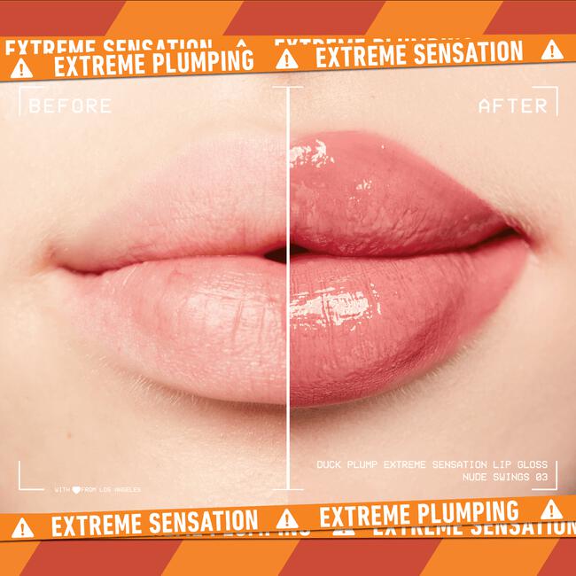 NYX Professional Makeup Duck Plump Lip Plumping Laquer Lipgloss 3 Nude Swings