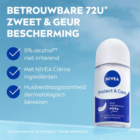 NIVEA Protect & Care Deodorant Roller 50 ML