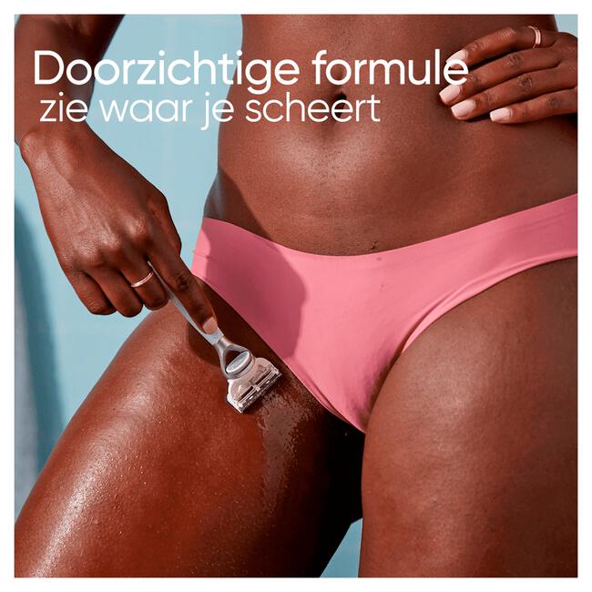 Gillette Venus Satin Care 2-in-1 Reiniger & Scheergel Voor Huid en Schaamhaar 190 ML