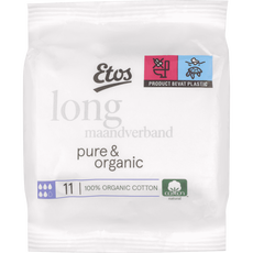 Etos Pure & Organic Ultra Long Maandverband 11 stuks