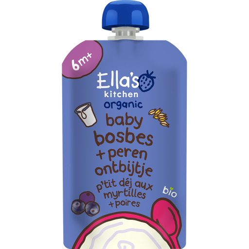 Ella's Kitchen Bio Knijpfruit Blauwe Bes Peer 6+ Maanden 100 gram