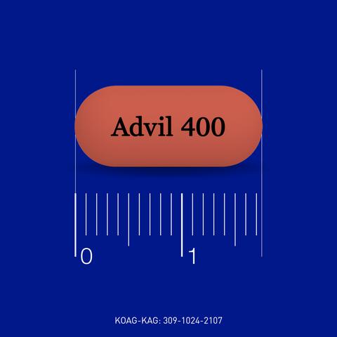 Advil Reliva Forte Oval-Tabs 400 mg Ibuprofen voor Pijn en Koorts 20 stuks