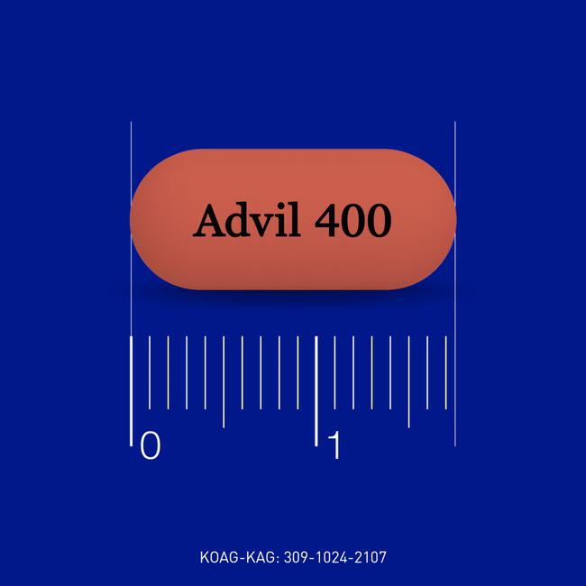 Advil Reliva Forte Oval-Tabs 400 mg Ibuprofen voor pijn en koorts